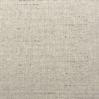 Beige woven fabric texture with horizontal and vertical linear patterns, scattered dark flecks, and a matte finish, likely a natural fiber.